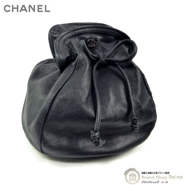 ����ͥ� ��CHANEL�� ���� �ɥ������ȥ�� �ߥ� �ϥ�� �Хå� ��ॹ���� CC �����ޡ��� �֥�å� ������ơ�������š� 