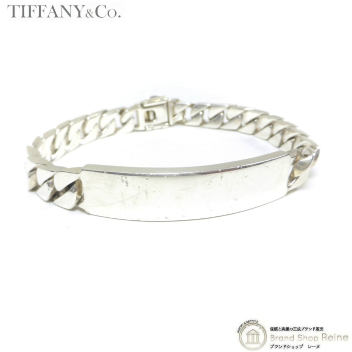 �ƥ��ե��ˡ� ��TIFFANY��CO.�� ID �ץ졼�� �֥쥹��å� 925 ��ʿ ����С� ������ơ�������š� 