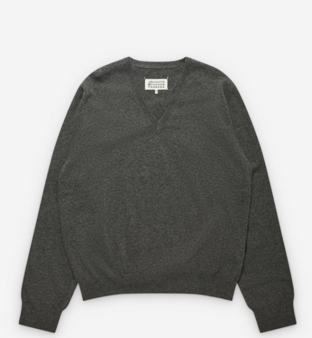 �᥾�� �ޥ른���� ��Maison Margiela�� ������ V�ͥå� Ĺµ �˥å� �������� XS������ ���졼 S51HN0006 �������ڿ��ʡ� 