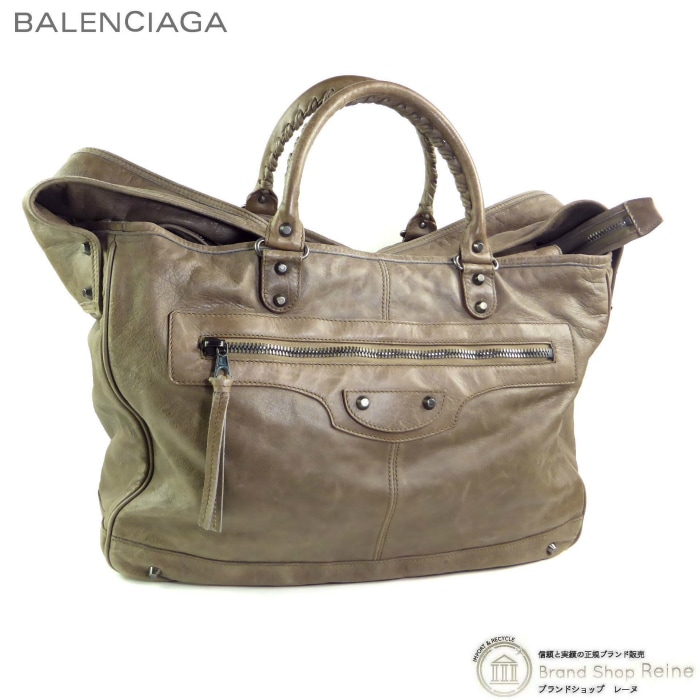 �Х�󥷥��� ��BALENCIAGA�� ���饷�å� �֥�å� �������� 2way �ϥ�� �Хå� 223408 ���㥳���륰�졼 ��󥺡���š� 