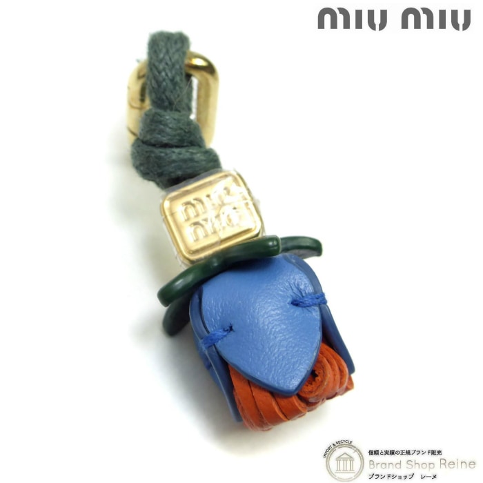 �ߥ奦�ߥ奦 ��MIUMIU�� �쥶�� �ޥ������ȥ�å� ���㡼�� 5ID010 �������֥֥롼�ߥ���󥸡ڿ��ʡ� 