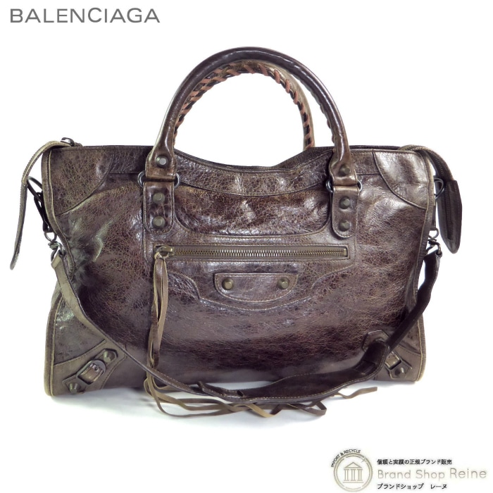�Х�󥷥��� ��BALENCIAGA�� �������ƥ� ��ॹ���� ���ݤ� �������� 2way �ϥ�� �Хå� 115748 �������֥饦�����š� 