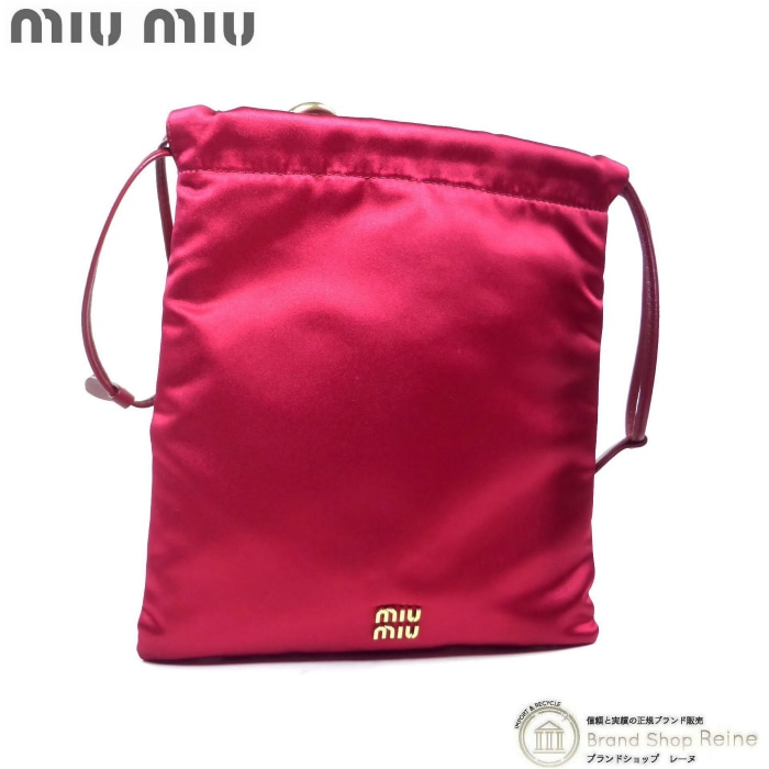 �ߥ奦�ߥ奦 ��MIUMIU�� ���륯���ƥ� ���� �ݡ��� �ߥ˥Хå� 5NG010 PEONIA�ڿ���Ʊ�͡� ���