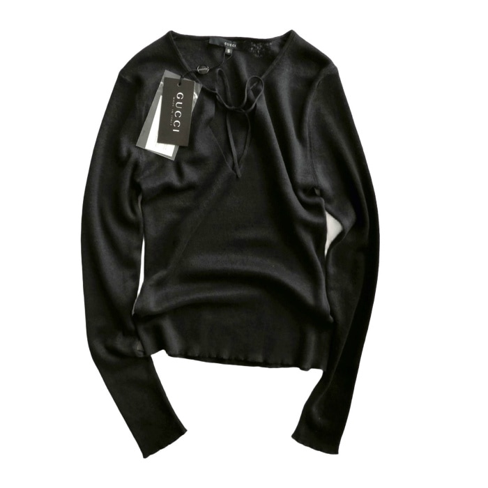 ���å� ��GUCCI�� ��ͥ� �����åѡ� �˥å� �ȥåץ� ��ܥ� #S �֥�å� 256.5614.7305 �����������ʡ� ���