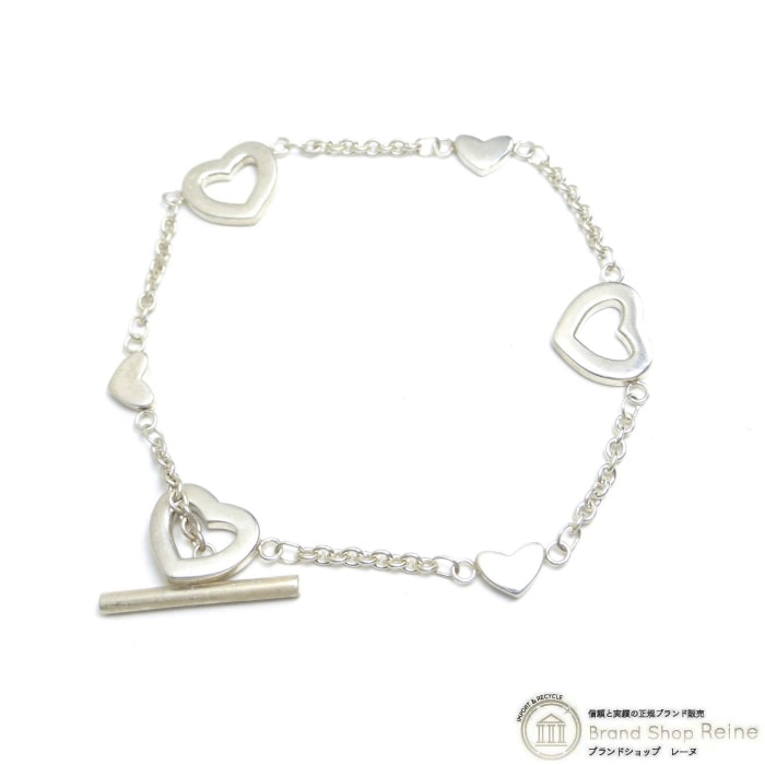 �ƥ��ե��ˡ� ��TIFFANY��CO.�� �ϡ��ȥ�� �������� �֥쥹��å� 925 ����С�����š� 