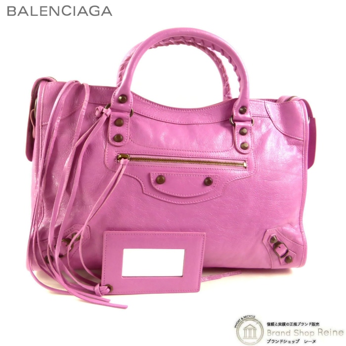 �Х�󥷥��� ��BALENCIAGA�� �������ƥ� ��ॹ���� ���ݤ� �������� 2way �ϥ�� �Хå� 115748 �ԥ󥯥ѡ��ץ�����ʡ� ���