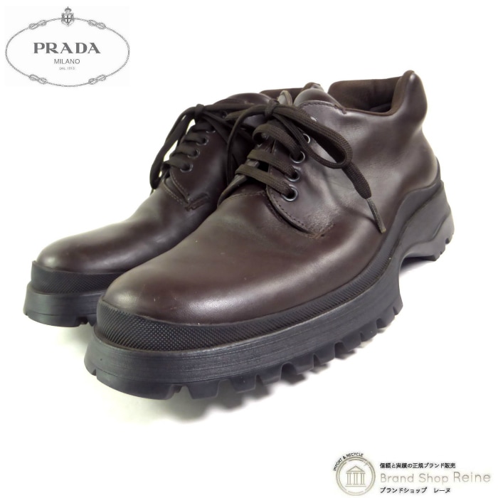 �ץ�� ��PRADA�� �ץ�����ݡ��� �쥶�� �����ӡ� ���塼�� �� ��8.5 �֥饦�� ��󥺡���š� 