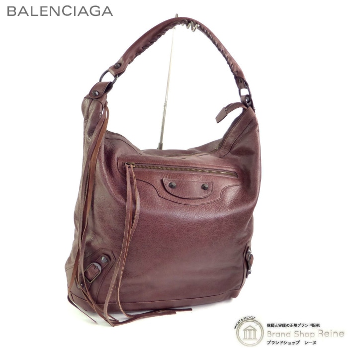 �Х�󥷥��� ��BALENCIAGA�� �����ǥ� ���ߥ������� ���ݤ� ��󥷥����� �Хå� 140442 �֥饦�����š� 