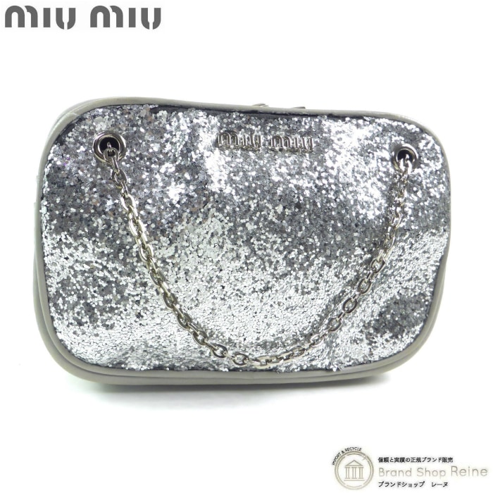 �ߥ奦�ߥ奦 ��MIUMIU�� ����å��� ��� �������� �ϥ�� ���������꡼ �ݡ��� �Хå� ����С�����š� 