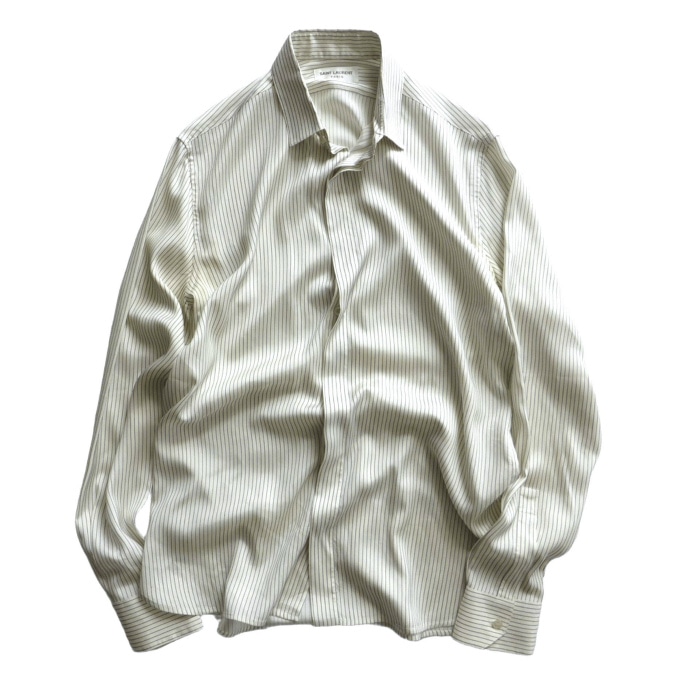 ���������� ��SAINT LAURENT�� ���륯 ���ȥ饤�� ����� #37 �ۥ磻�ȷ� 01SN 646850 ������ ��󥺡���š� 
