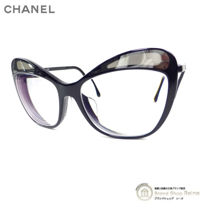 ����ͥ� ��CHANEL�� �ե��å��� �Х��ե饤 ���󥰥饹 4��� �����ޡ��� ������ ��� 5377-A �֥�å��ߥ饤�ȥ��⡼������š� 