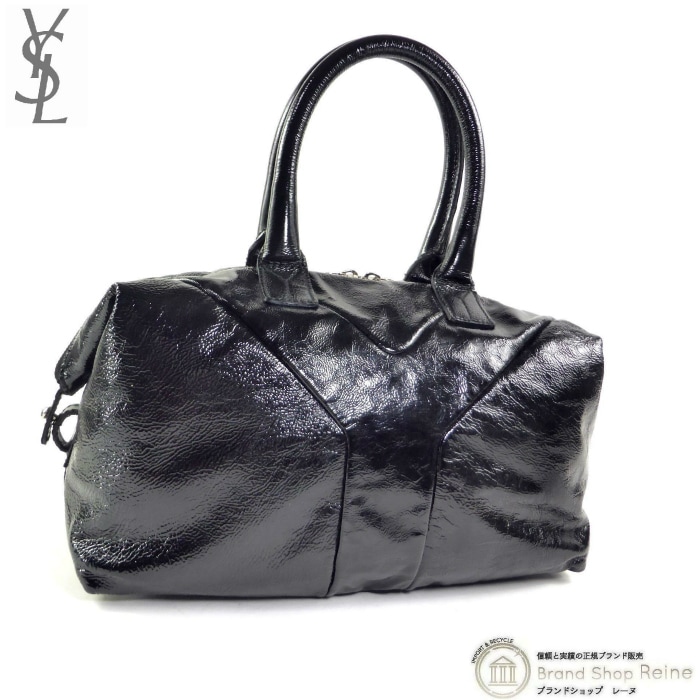 ���������� ��SAINT LAURENT�� �������� �ѥƥ�ȥ쥶�� �ߥ˥ܥ��ȥ� ������������� ���ʥ�� �ϥ�� �Хå� 208315 �֥�å�����š� 