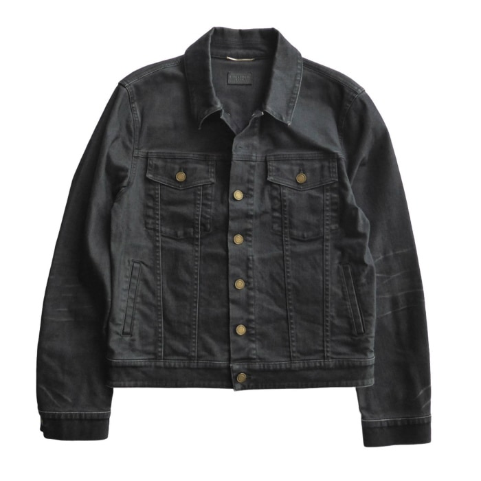 ���������� ��SAINT LAURENT�� �����ƥ��� �ǥ˥ॸ�㥱�å� #S �֥�å� D63H 597064 ������ ��󥺡���š� 