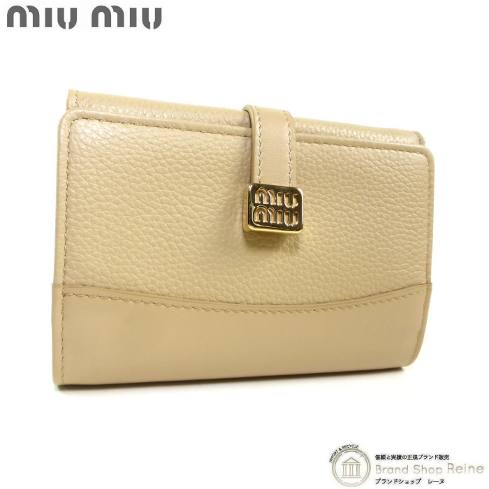 �ߥ奦�ߥ奦 ��MIUMIU�� ���� �쥶�� ����ѥ��� �����ޤ� ���� 5MH034 SABBIA�ڿ��ʡ� 