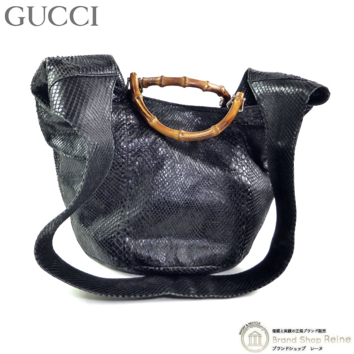 ���å� ��GUCCI�� �Х�֡� �ѥ����� �ϥ�� ���������Хå� 001-1014 �֥�å� �ȥ�ե����ɴ� ������ơ�������š� 
