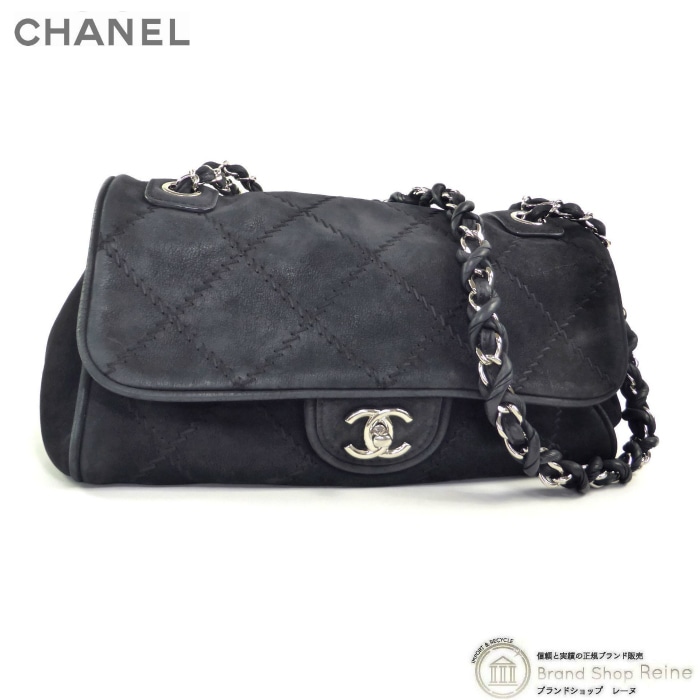����ͥ� ��CHANEL�� �������� �磻��ɥ��ƥå� �������󥷥����� ���ݤ� �Хå� �֥�å�����š� 