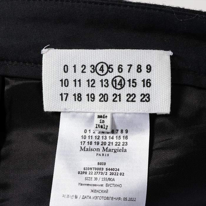 �᥾�� �ޥ른���� ��Maison Margiela�� ������ߥʥ����� �ӥ����� 38 �֥�å� SI0NT0003 �������ڿ���Ʊ�͡� ���