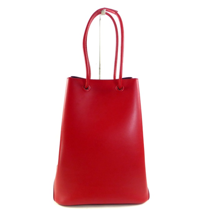 ���륵����� ��JIL SANDER�� J-SHOPPER MD �쥶�� �ȡ��ȥХå� J09WC0002 Scarlet Red�ڿ���Ʊ�͡� ���
