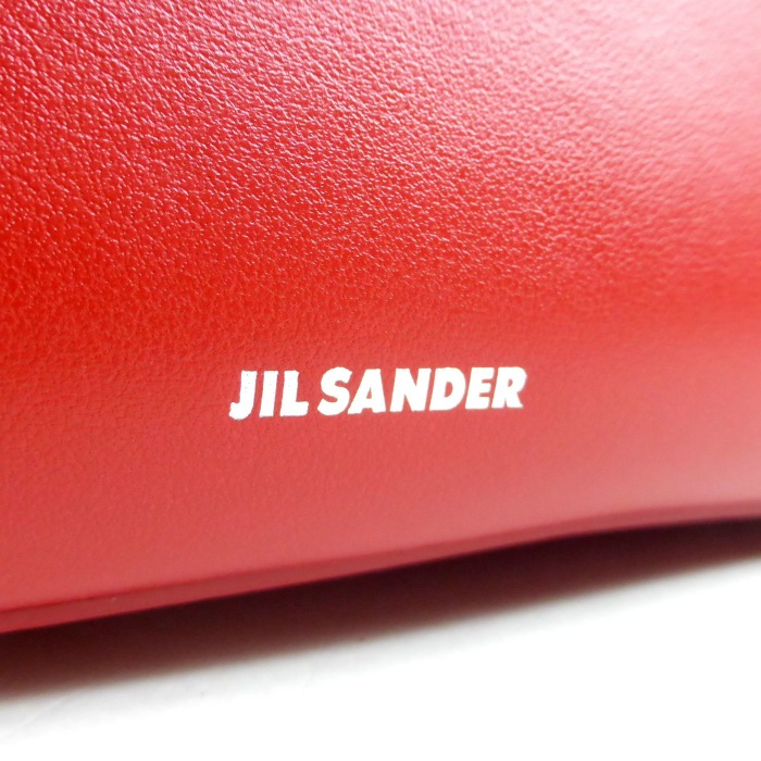 ���륵����� ��JIL SANDER�� J-SHOPPER MD �쥶�� �ȡ��ȥХå� J09WC0002 Scarlet Red�ڿ���Ʊ�͡� ���