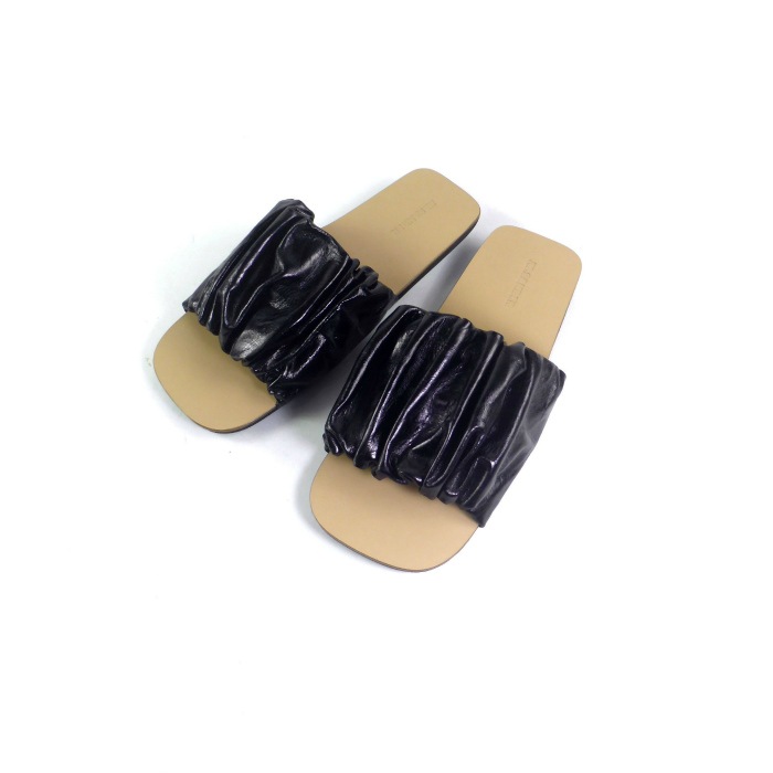 ���륵����� ��JIL SANDER�� ���㥶���ǥ��ơ��� �쥶�� �����ץ�ȥ� �ե�åȥ������ J15WP0077 �֥�å� ��38�ڿ��ʡ� 