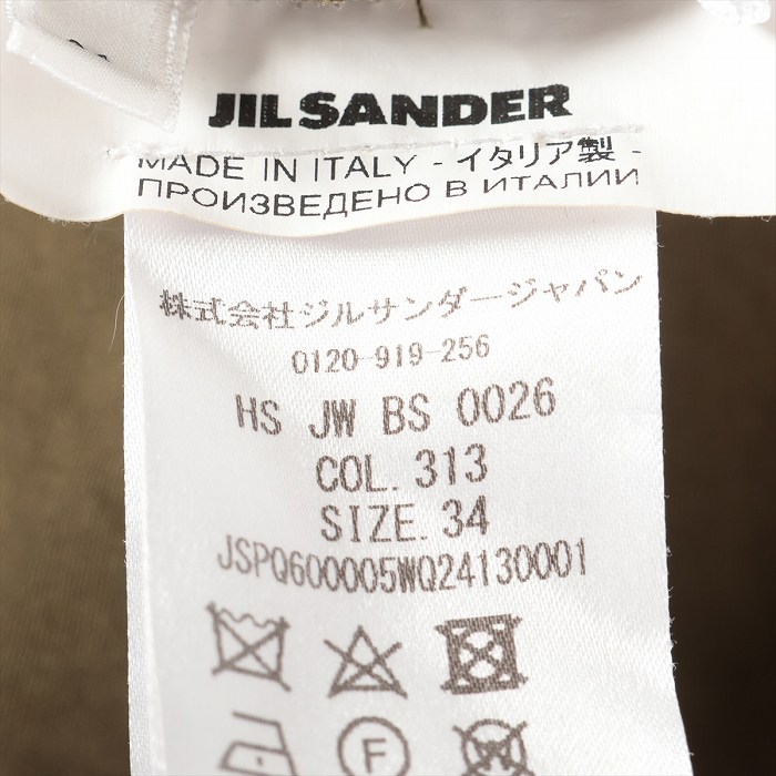 ���륵����� ��JIL SANDER�� ���åȥ� ����� Ĺµ �ȥåץ� ������34 ������ HSJWBS0026 ����������š� 