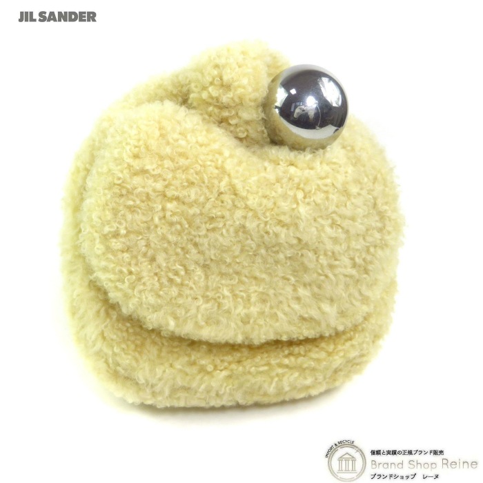 ���륵����� ��JIL SANDER�� SPHERE POUCH SM �ࡼ�ȥ� �ϥ�ɥХå� IVORY J07WF0005����š� 