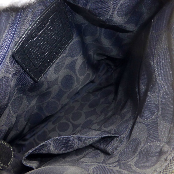 ������ ��COACH�� �եå��٥�� �쥶�� �Ф�ݤ� �������� �Хå� 8A68 �֥�å�����š�