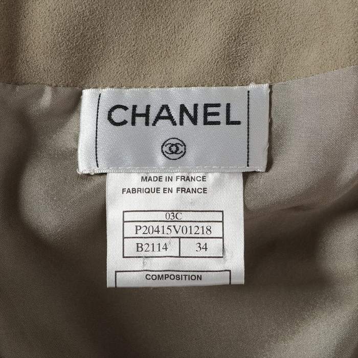 ����ͥ� ��CHANEL�� �����ȥ����� �쥶�� �������� �����ץ졼�� 03C 34 ���꡼��� P20415 ����������š� 