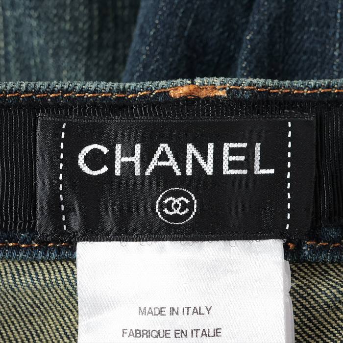 ����ͥ� ��CHANEL�� ���åȥ� �ǥ˥� �ܥȥॹ �ѥ�� 38 ����ǥ����֥롼 P49454 ���������š� 