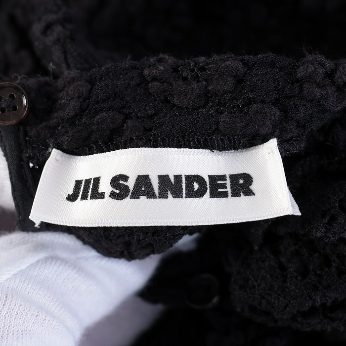 ���륵����� ��JIL SANDER�� ���åȥ�ߥʥ����� �ե� �����ȥ�ͥå� �˥å� �ȥåץ� 34 �֥�å� JSPS705053 ����������š� 
