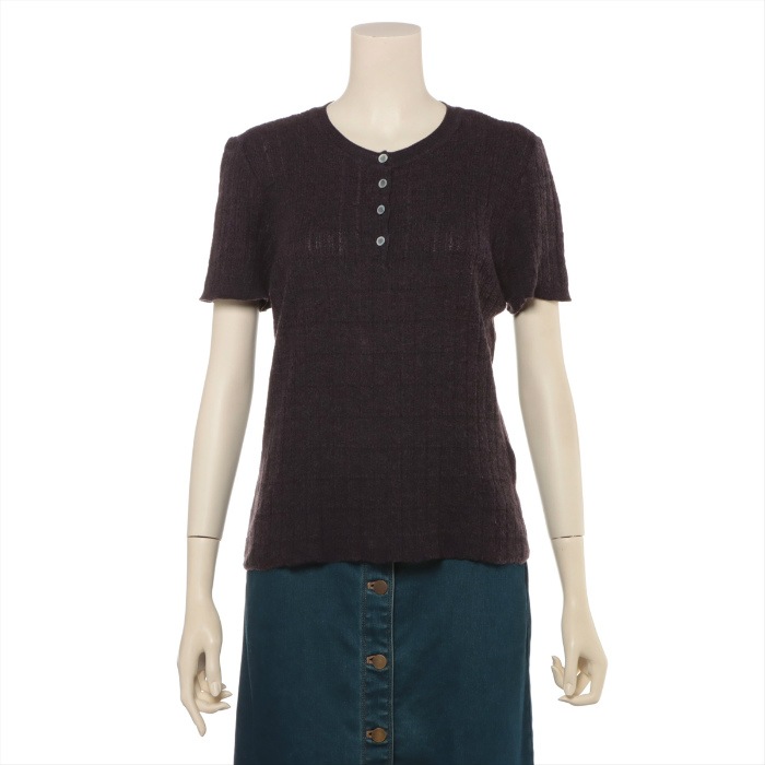 シャネル （CHANEL） コットン カシミア 半袖 ニット トップス P17295