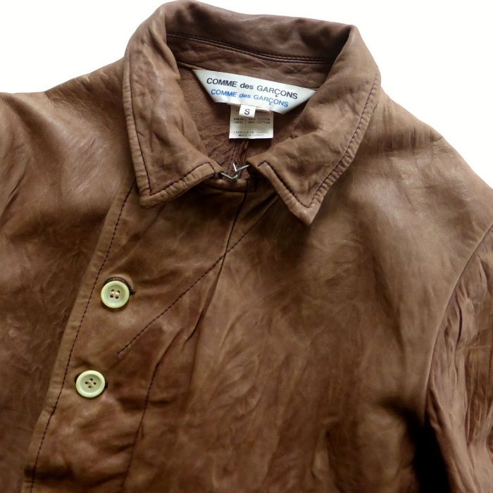 ���ࡦ�ǡ�����륽�� ��COMME des GARCONS�� ���ॳ�� �쥶�����㥱�å� ��ॹ���� S �֥饦�� W7J002 ����������š� 