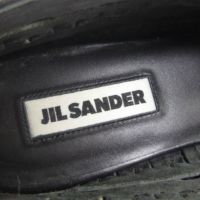 ���륵����� ��JIL SANDER�� ��å��� �쥶�� �ե�åȥ����ե��� J15WZ0007 BLACK �� ���塼�� ��37����š� 