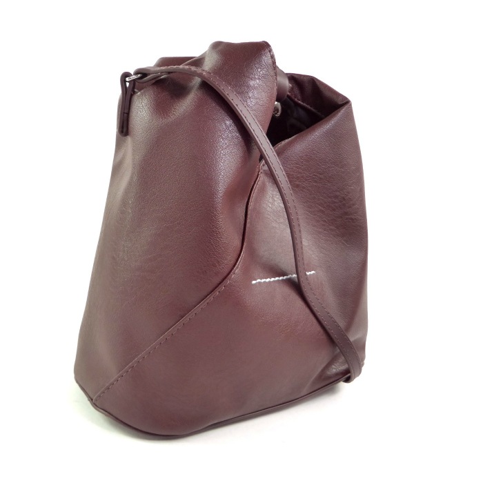 �᥾�� �ޥ른���� ��Maison Margiela�� MM6 ����ѥˡ��� ���饷�å� �ݥꥦ�쥿�� �������ܥǥ��Хå� SB6WD0026 TAWNYRED�ڿ��ʡ� 