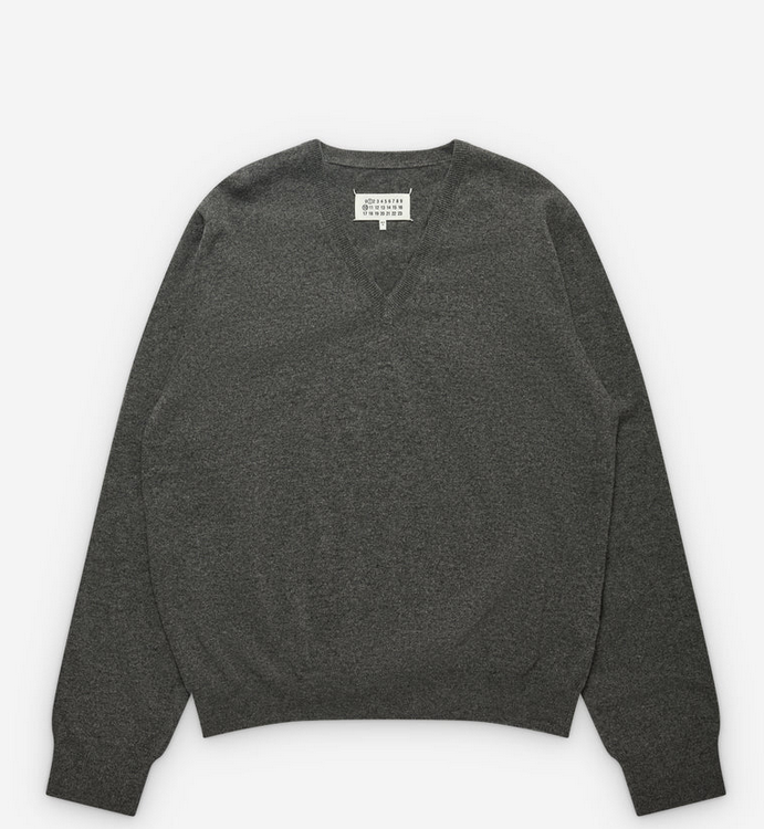 �᥾�� �ޥ른���� ��Maison Margiela�� ������ V�ͥå� Ĺµ �˥å� �������� XS������ ���졼 S51HN0006 �������ڿ��ʡ� 