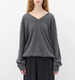 �᥾�� �ޥ른���� ��Maison Margiela�� ������ V�ͥå� Ĺµ �˥å� �������� XS������ ���졼 S51HN0006 �������ڿ��ʡ� 