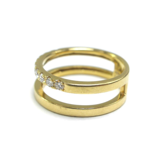 �˥ʥ�å� ��NINA RICCI�� 2Ϣ ���å� ���֥� ��� ��������� D0.20ct ���� 5�� ������� 3.1g����š� 