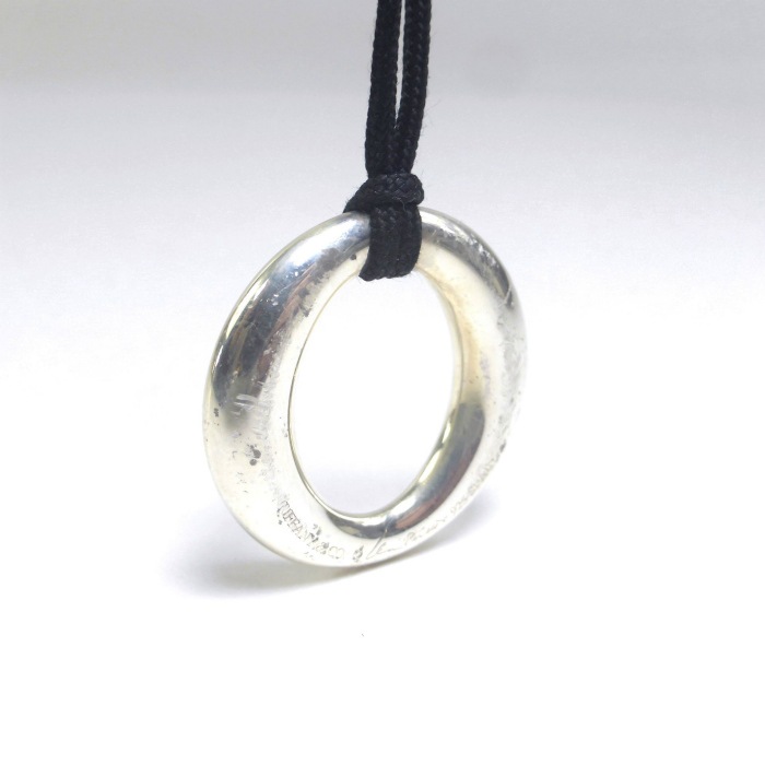 �ƥ��ե��ˡ� ��TIFFANY��CO.�� ���ӥ��� ������ �ͥå��쥹 ���륵���ڥ�åƥ� SV925 �ڥ����� ����С�����š� 