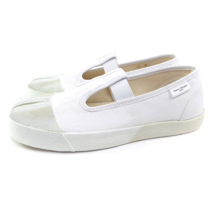 �᥾�� �ޥ른���� ��Maison Margiela�� Tabi ���� ­�� ���󡦥����ǥå� �����Х��ߥ�С� ����åݥ� ���塼�� �� S39WS0115 �ۥ磻�� #36��̤�����ʡ� ���