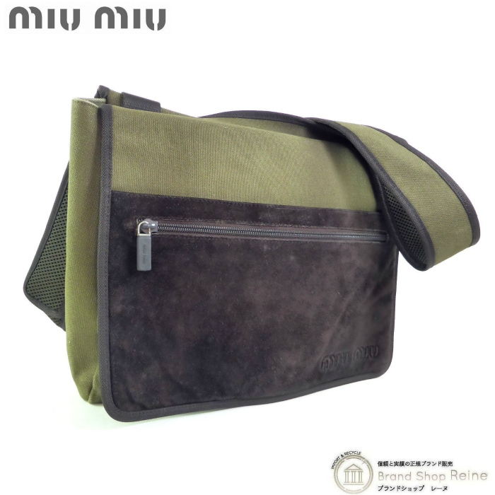 ミュウミュウ （MIUMIU） アーカイブ ショルダー バッグ キャンバス