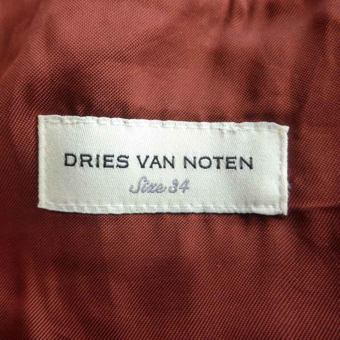 �ɥꥹ������Υåƥ� ��DRIES VAN NOTEN�� ������������ ���ԡ��� Ⱦµ ���� 34 �֥饦�� �����������ʡ� ���