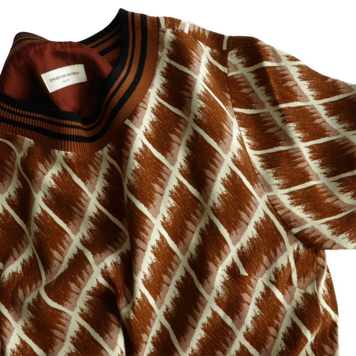 �ɥꥹ������Υåƥ� ��DRIES VAN NOTEN�� ������������ ���ԡ��� Ⱦµ ���� 34 �֥饦�� �����������ʡ� ���