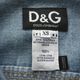 �ɥ��������ɥ��åС��� ��DOLCE&GABBANA�� D&G �ǥ˥� ���㥱�å� �ե����� #XS ����ǥ��� ����������š� 