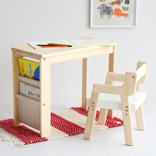 キッズデスク　キッズテーブル　ナチュラル　木製デスク 引き出し付き　ニトリ キッズデスク キッズテーブル ナチュラル 木製デスク 引き出し
