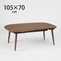 Nichibi Woodworks �˥��ӥ��åɥ���� Rasmo �饹�� �����ĥơ��֥� �ʱ߷� ��105cm