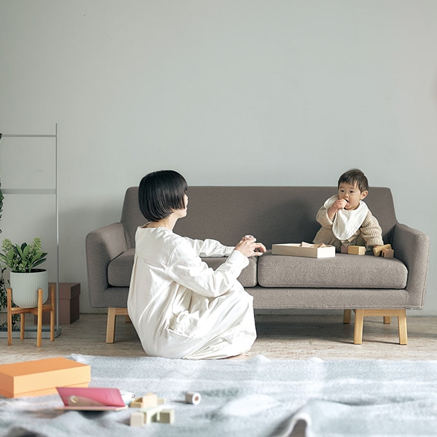 SIEVE シーヴ ALLLL ペット対応素材 float sofa wide 2seater | こども