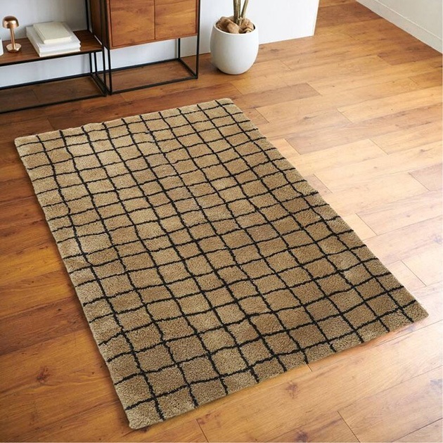 journal standard Furniture ���㡼�ʥ륹��������ɥե��˥��㡼 GRID RUG ����å� �饰 140cm��200cm