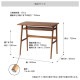 �����ǥ��� ��90cm�߱��Ԥ�45cm Wood Desk -ody- �֥饦��