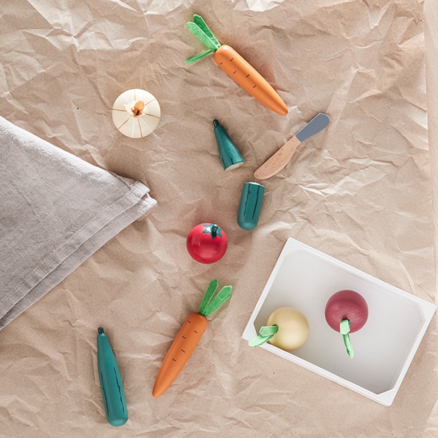 KIDS CONCEPT ���å����󥻥ץ� Mixed vegetable box ��ڥܥå���