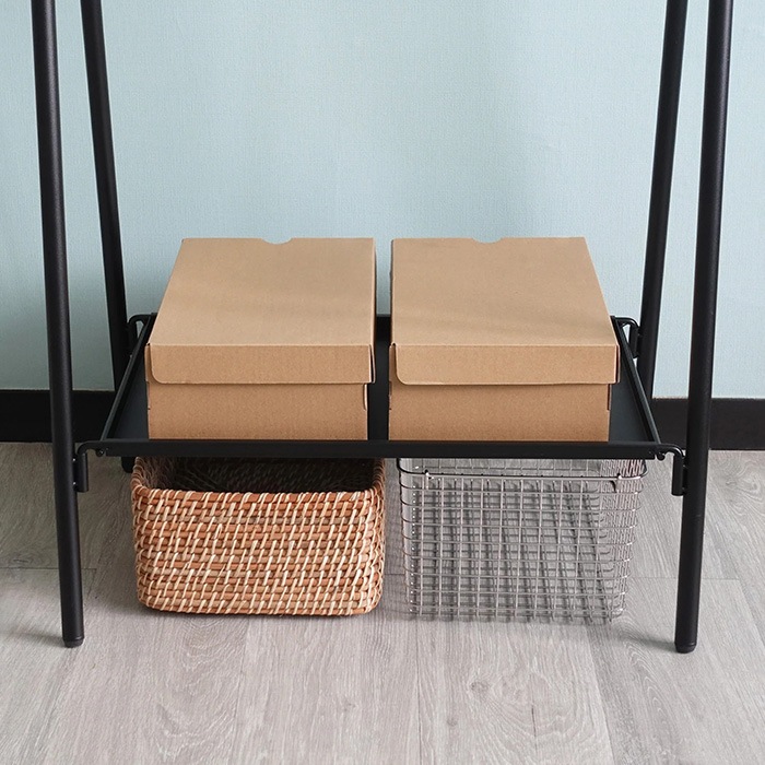 TETSUNAGI �ƥĥʥ� RACK A & Steel tray + Side hanger SET